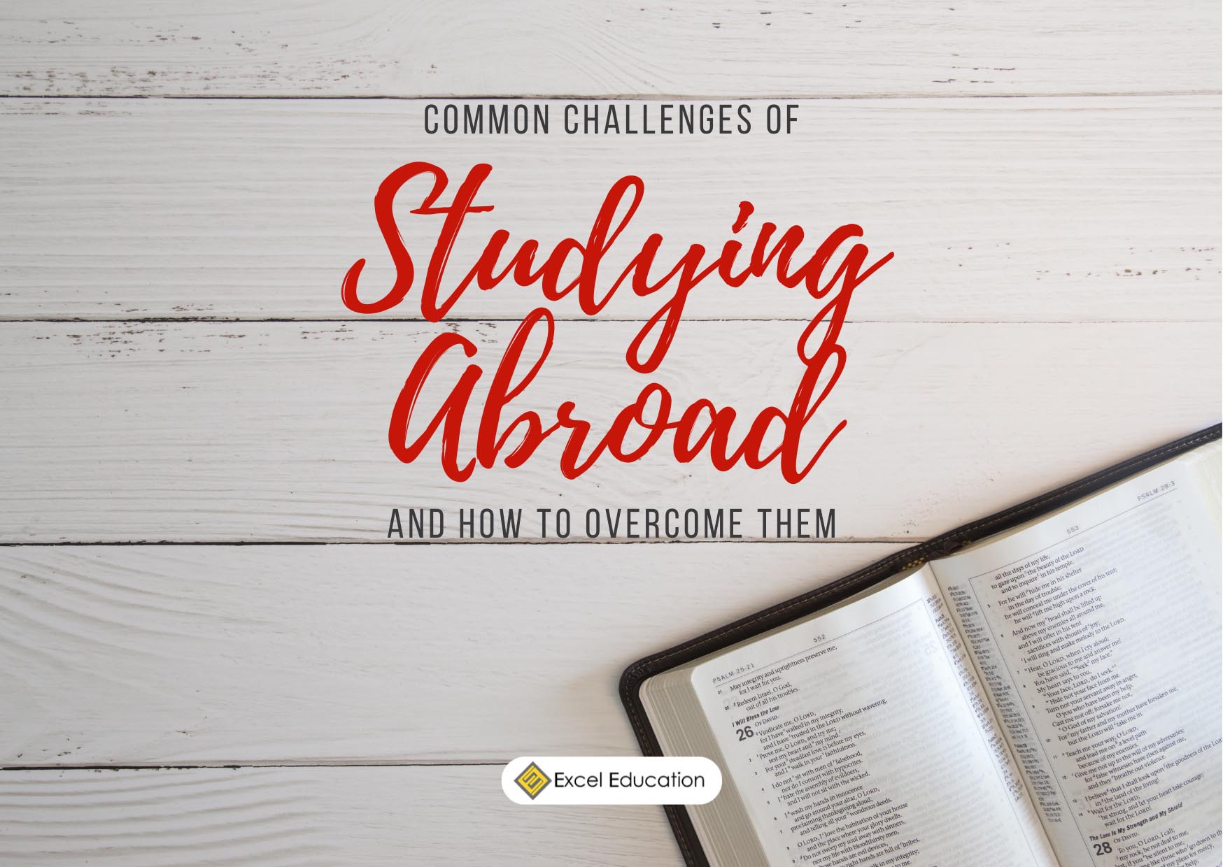 Common Challenges Of Studying Abroad And How To Overcome It – Excel ...