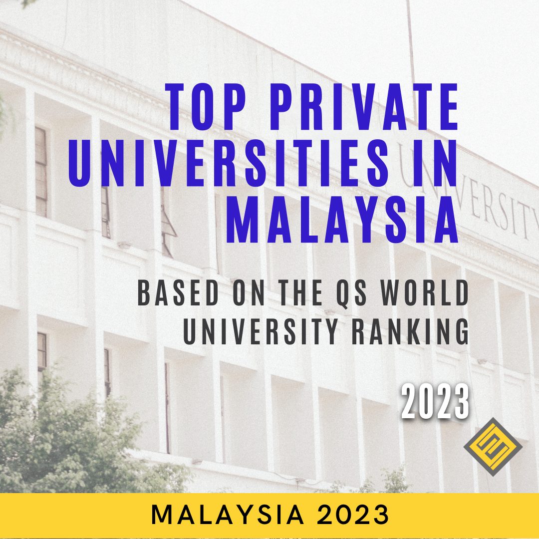 Top Private Universities In Malaysia Based On The Qs World University Ranking 2023 Excel 5184